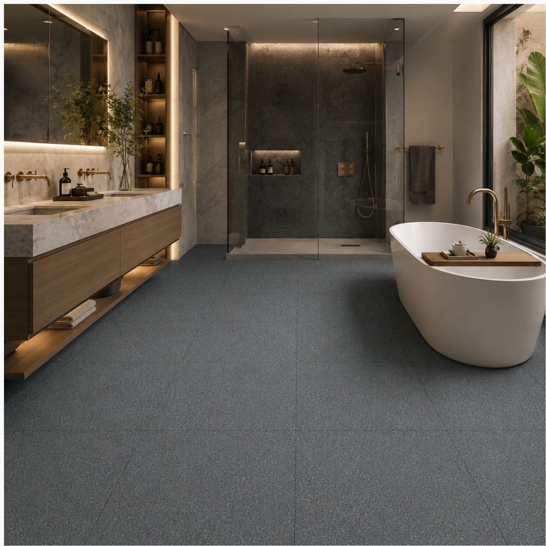 AL 10598 Plain and texture Bathroom Tiles - My Home Studio